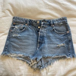 Zara denim shorts